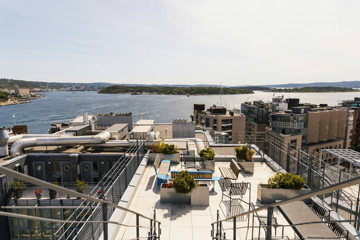 Appartement entier, Appartement avec vue à 360 degrés sur Oslo in Frogner, Oslo métropole