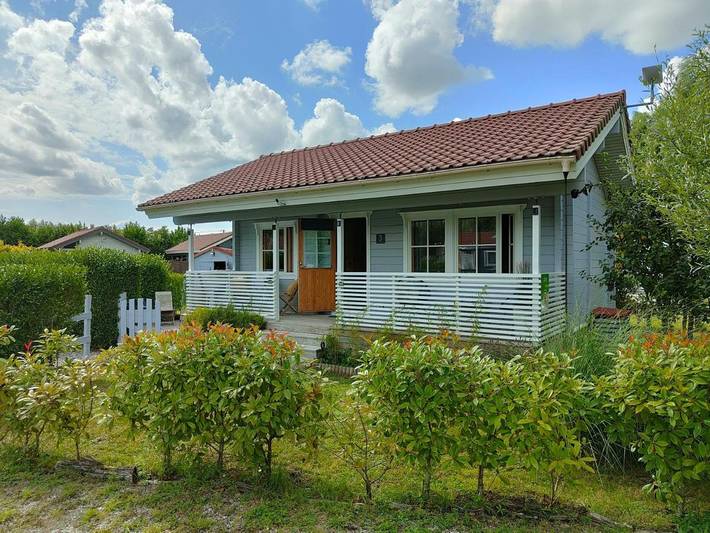 Maison de vacances pour 2 personnes, avec Balcon ainsi que Terrasse et Jardin
