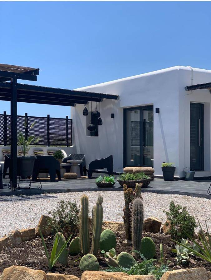 Location de vacances pour 4 personnes, avec vue et jardin dans Chora (Ios)