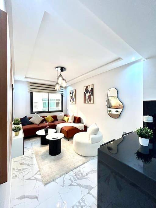 Appartement de vacances pour 3 personnes, avec balcon et vue à Rabat