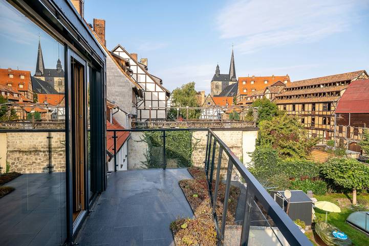 Ferienhaus für 7 Personen, mit Sauna und Terrasse sowie Garten, kinderfreundlich in Quedlinburg - 2
