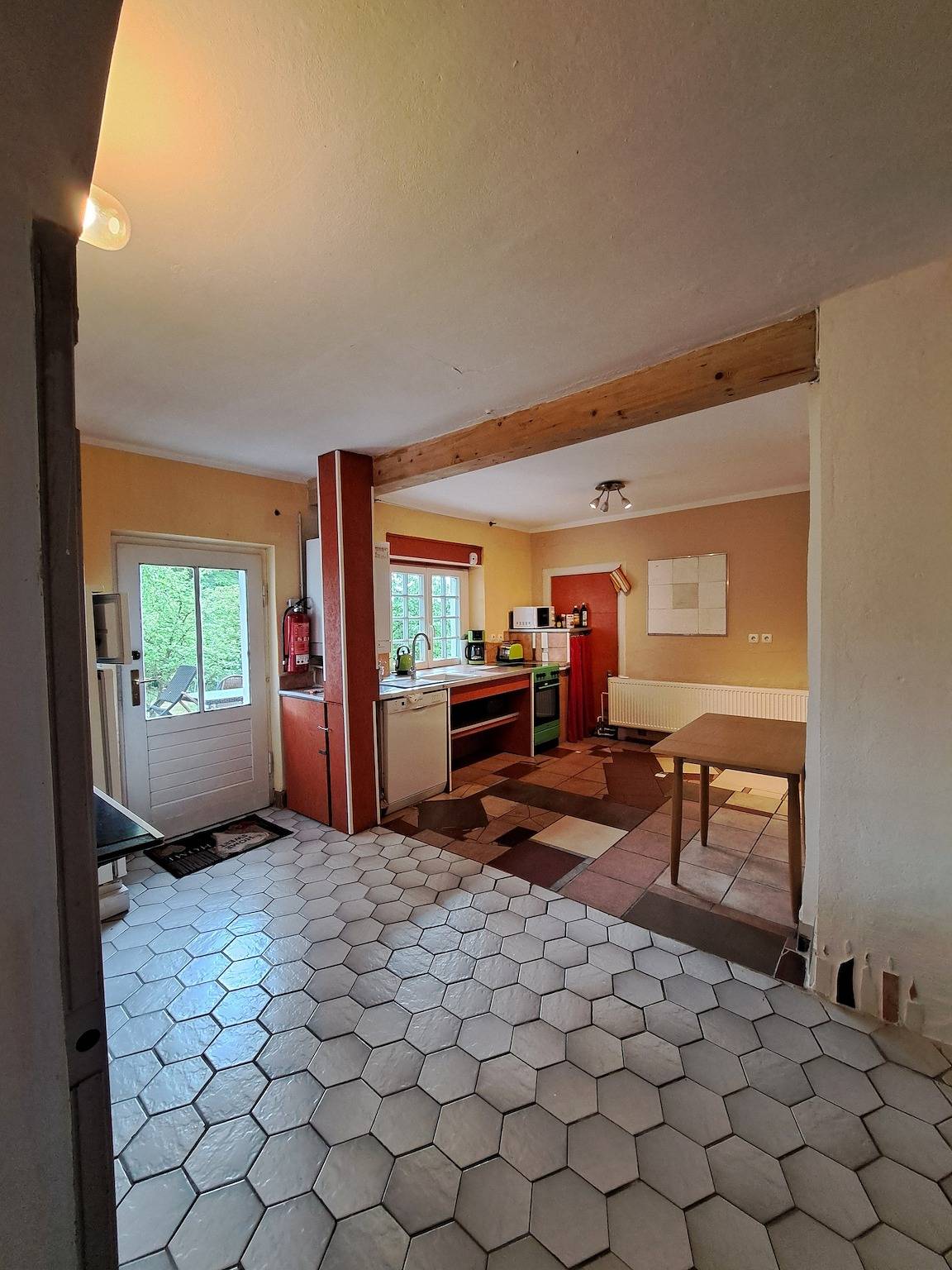 Ganze Ferienwohnung, Räuberstube 90 qm - einsam - ruhig - Insel im Land in Carinerland, Neubukow-Salzhaff