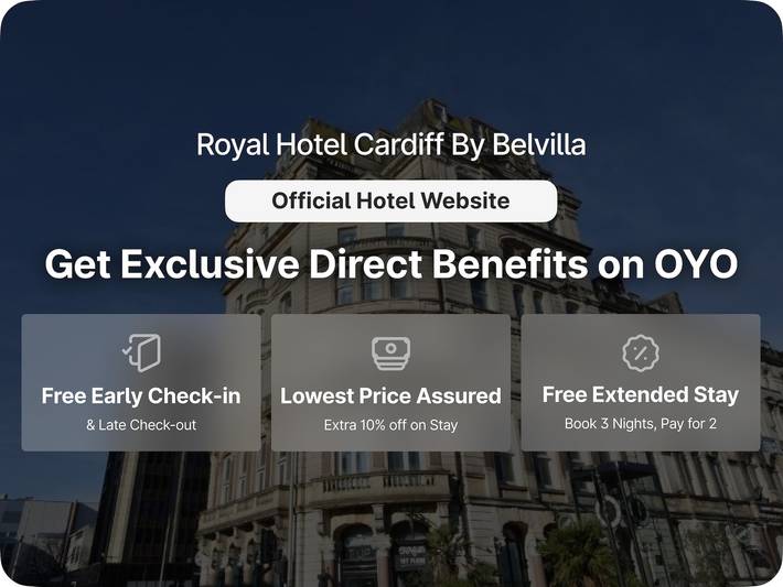 Ganze Wohnung, Royal Hotel Cardiff by Belvilla – Kompaktes Doppelzimmer in Cardiff, Cardiff und Umgebung