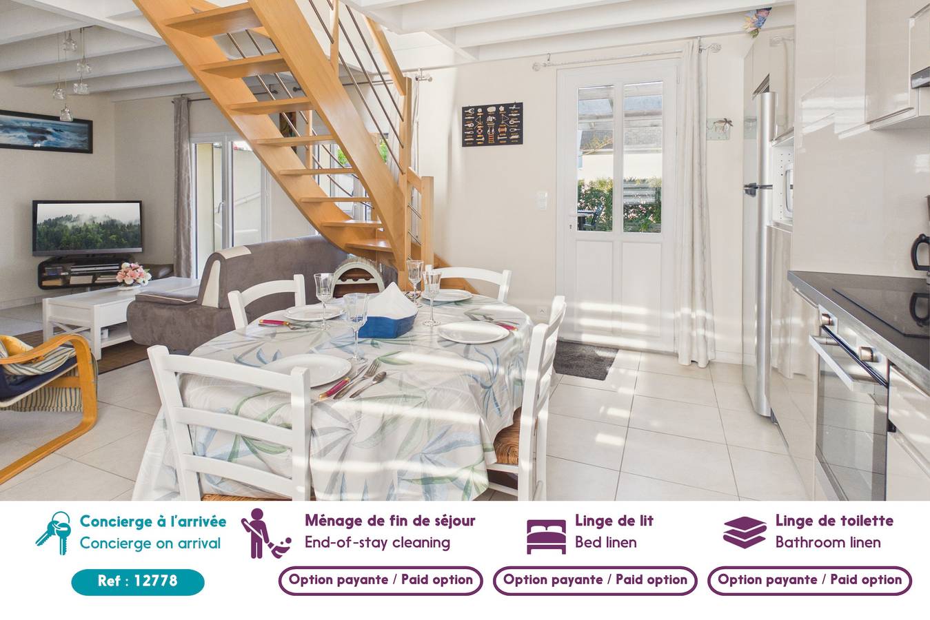 400m de la plage, maison pour 6 in Batz-sur-Mer, Côte de Jade