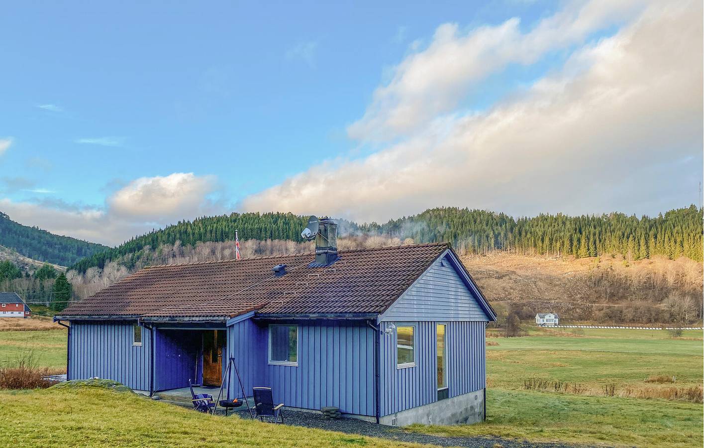 Ferienhaus für 5 Personen mit Terrasse in Aure, Nördliches Fjordnorwegen