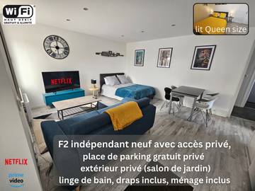 Gîte pour 6 personnes, avec jardin et terrasse à Uxegney