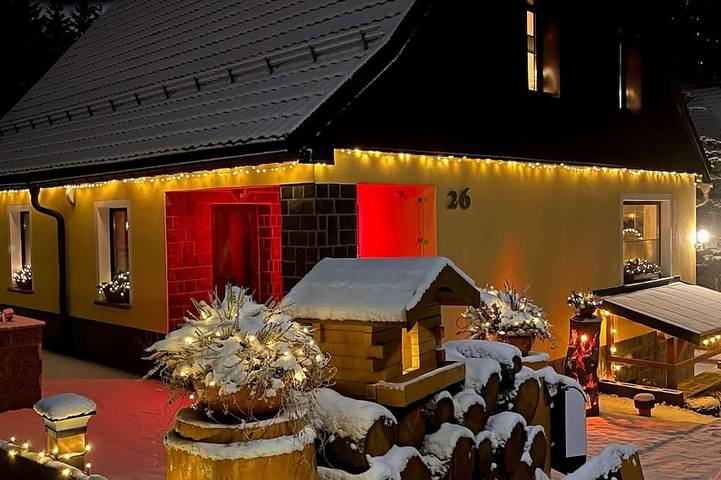 Ferienhaus für 5 Personen, mit Garten und Sauna, mit Haustier in Oberwiesenthal