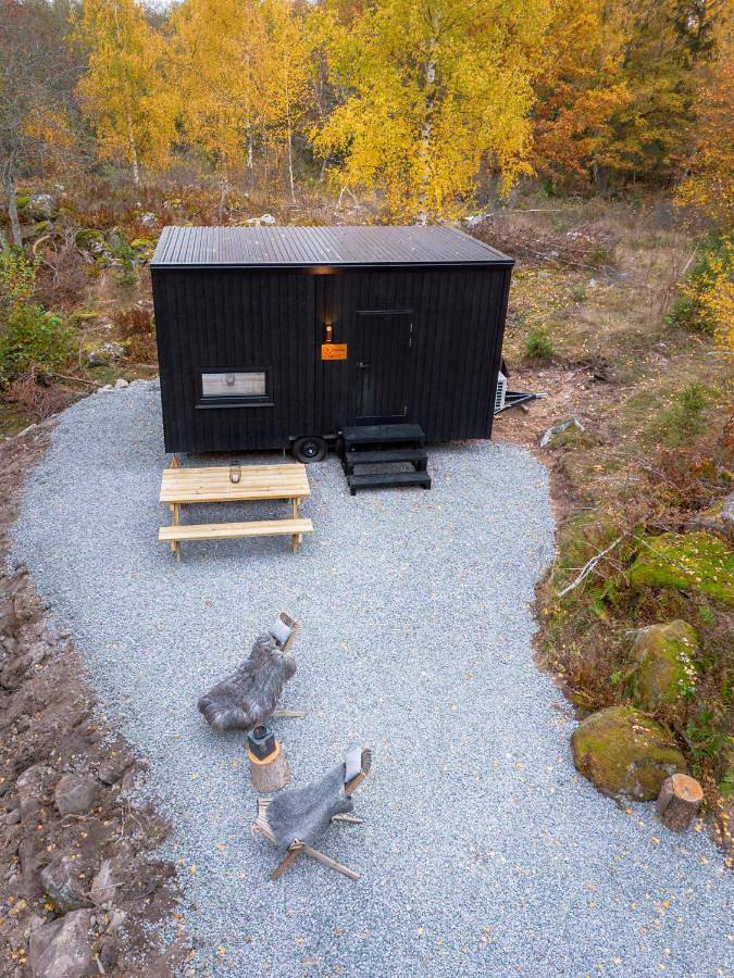 Camping für 2 Personen, mit Seeblick und Ausblick, mit Haustier in Mittelschweden - 2