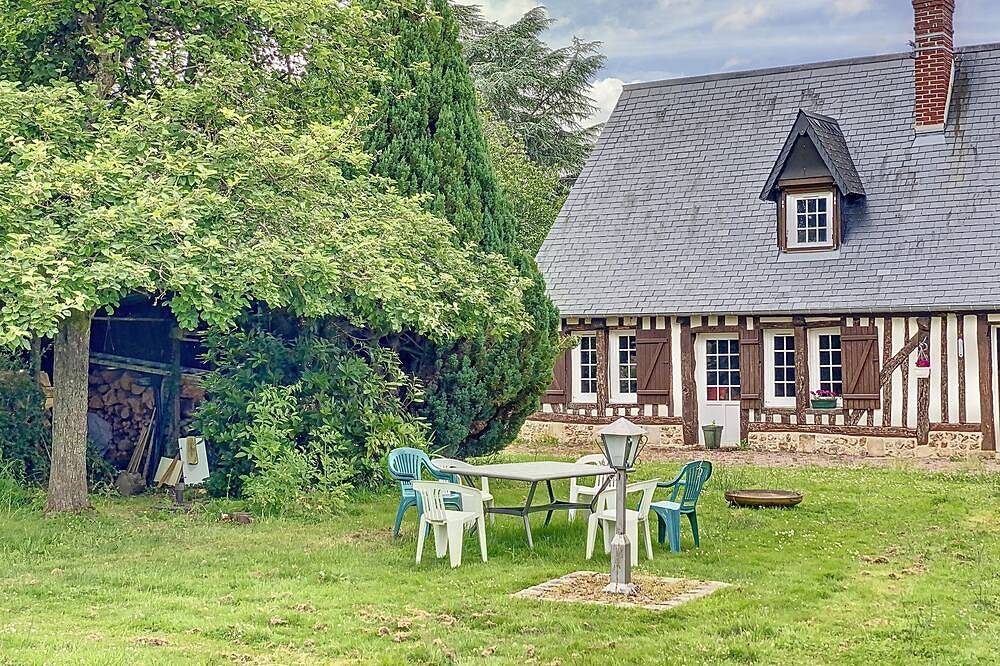 Maison Normande Au Calme Ds Un Hameau Jardin Avec Piscine in Región de Bernay