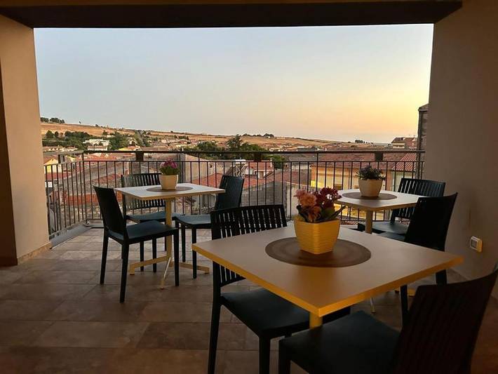 Chambre d’hôte pour 2 personnes, avec Terrasse et Vue à Pozzomaggiore