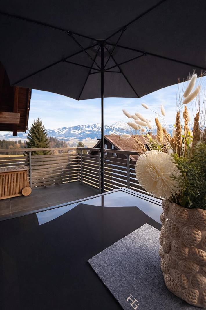Ferienwohnung für 4 Personen, mit Balkon und Terrasse in Bolsterlang