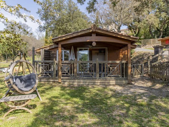 Location de vacances pour 3 personnes, avec bassin pour enfant ainsi que terrasse et sauna, animaux acceptés à Lagorce - 3