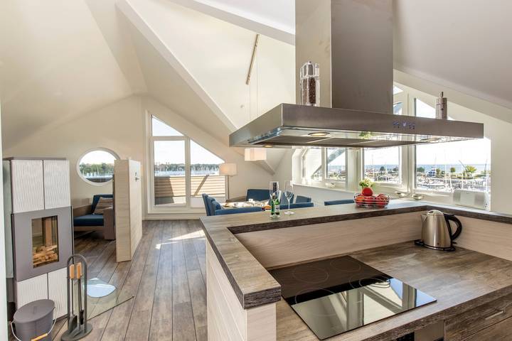 Appartement de vacances entier, Ancora Marina Haus 1 Penthouse in Hundestrand / Naturstrand, Neustadt en Holstein