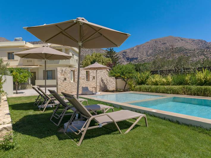 Villa für 9 Personen, mit Meerblick und Garten auf Kreta - 4