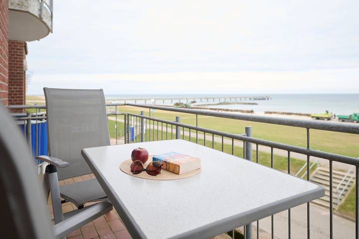 Ferienwohnung für 4 Personen, mit Balkon und Sauna am Schönberger Strand