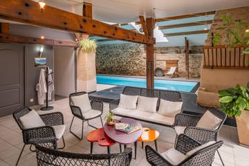 Finca für 14 Personen, mit Seeblick und Garten sowie Kinderpool in Frankreich