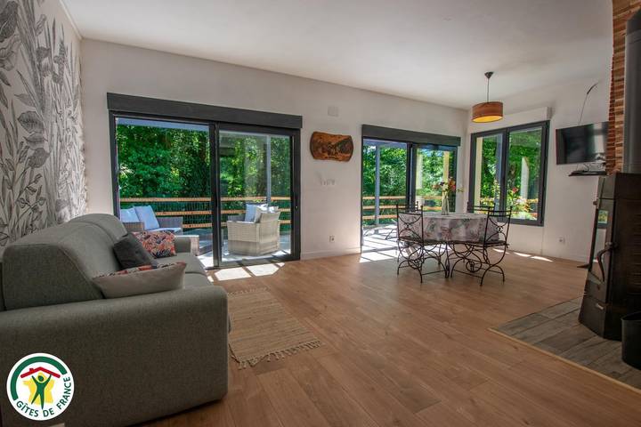 Gîte pour 4 personnes, avec jacuzzi ainsi que jardin et terrasse dans Parc naturel régional de la Montagne de Reims - 3