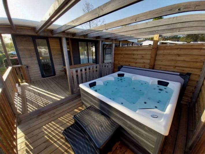 Mobil home pour 6 personnes, avec bassin pour enfant à Saint-Christophe-du-Ligneron - 3