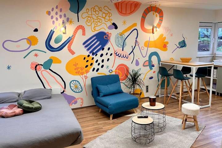 Appartement de vacances pour 4 personnes, avec jardin et terrasse
