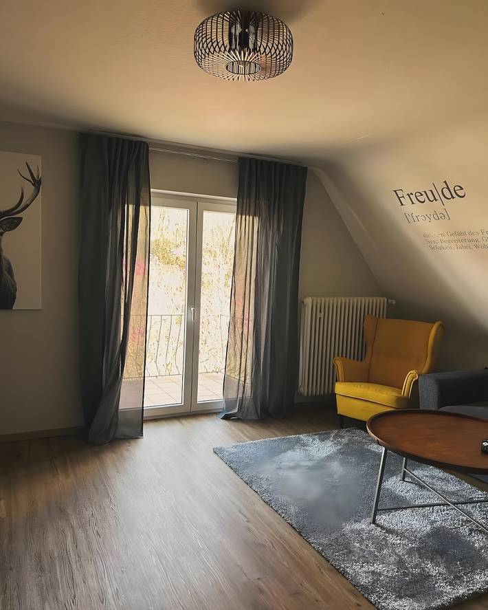 Vakantiewoning voor 2 personen, met Balkon en Tuin in Müllheim