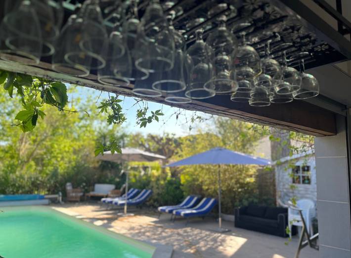 Gîte pour 4 personnes, avec sauna et balcon ainsi que jardin et piscine à Saint-Laurent-d'Aigouze - 4