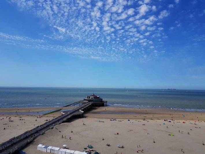Ferienwohnung für 3 Personen, mit Balkon und Terrasse sowie Kinderpool und Pool in Blankenberge