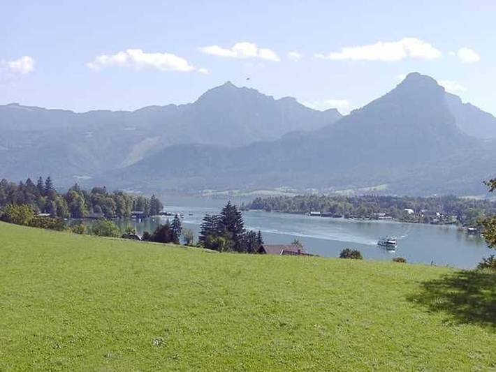 Ferienwohnung für 4 Personen, mit Balkon und Garten sowie Seeblick am Wolfgangsee - 4