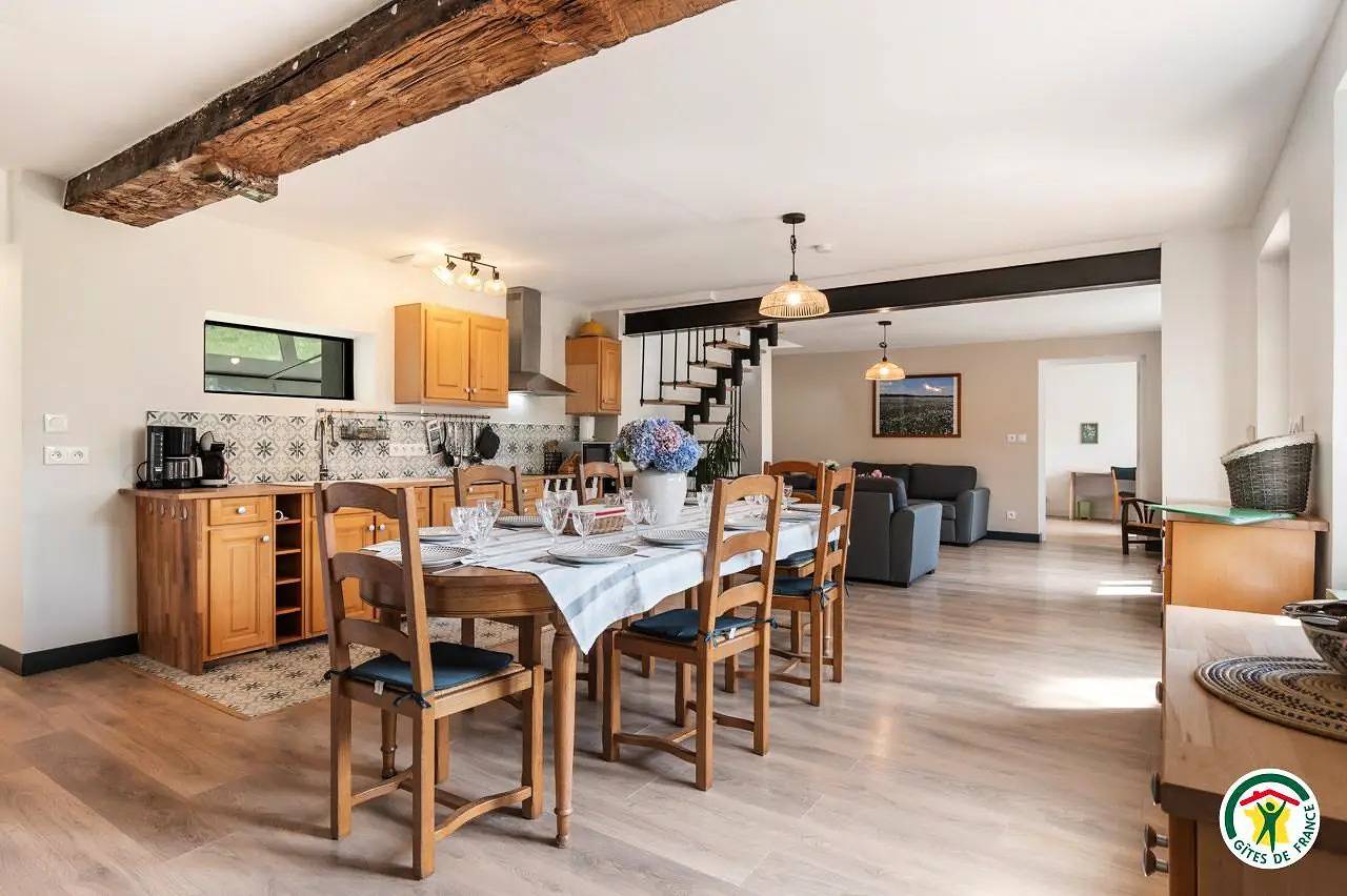 Gîte de France 12 personnes in Bosville, Région de Dieppe
