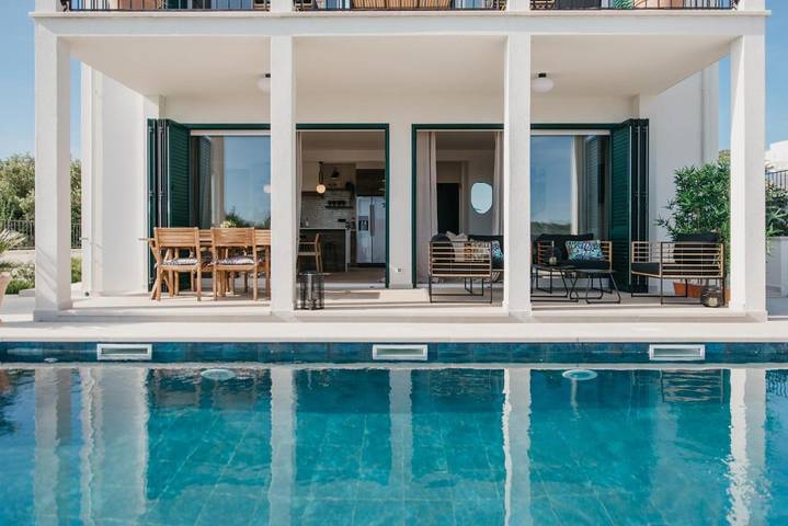 Villa pour 8 personnes, avec piscine ainsi que jardin et vue à Maslinica - 3