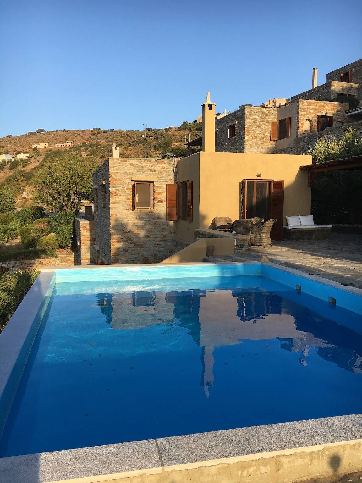 Villa Keanna sur l'île de Kea - vue imprenable sur le coucher de soleil n01 in Kea
