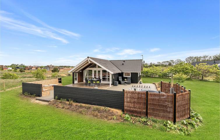 Ferienhaus mit Meerblick für 6 Personen, mit Terrasse und Whirlpool sowie Sauna, mit Haustier am Ringkøbing Fjord - 3