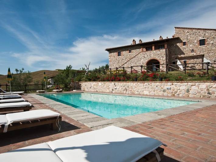 Vakantiewoning voor 4 personen, met zwembad en terras, met huisdier in Volterra