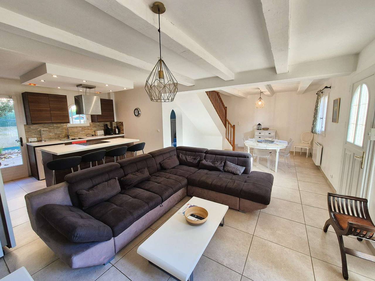 Villa 3 chambres, piscine chauffée, climatisation, Wifi in Six-Fours-les-Plages, Côte méditerranéenne (France)