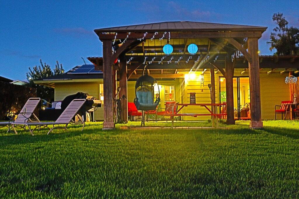 Solarbetriebene Haus in der Nähe besten Strände auf Big Island in Waikui, Kawaihae