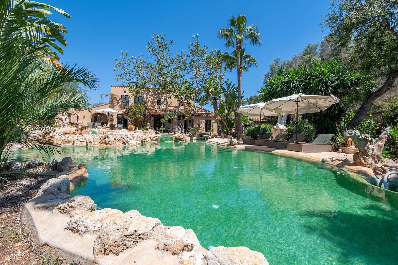 Landhaus 'Na Timonera' nahe der wunderschönen Cala Mondragó, mit privatem Pool und Wlan in Portopetro, Santanyí