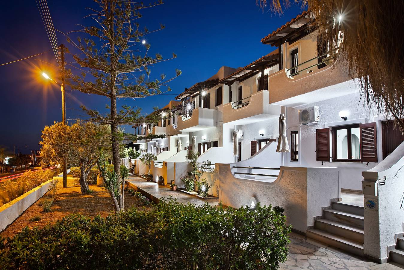 Ferienwohnung in einem Hotel 'mit Gartenblick-Creta' mit Bergblick, Wlan und Klimaanlage in Ferma, Lasithi