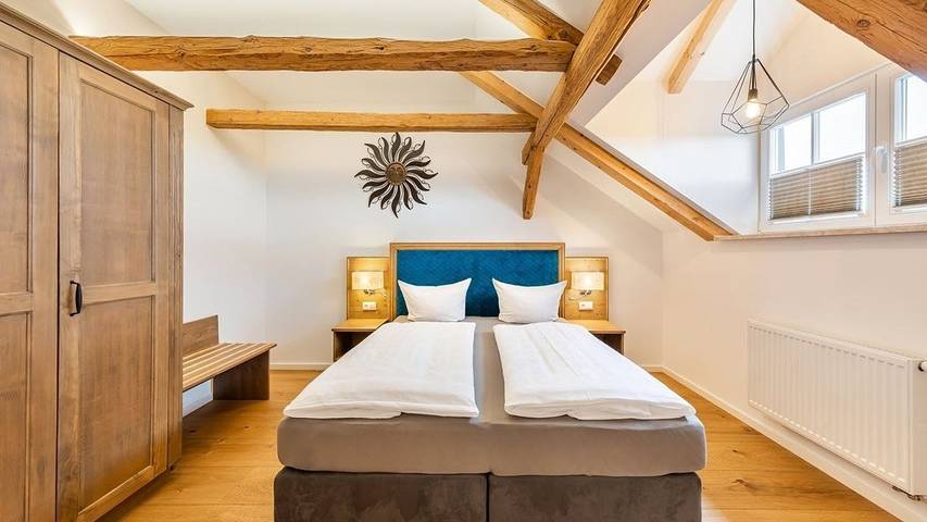 Ferienwohnung für 5 Personen, mit Balkon und Sauna in Rudolstadt