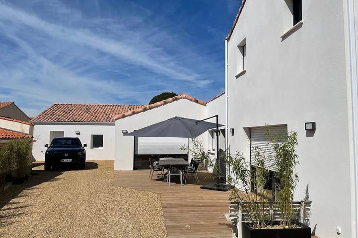 Maison de vacances pour 16 personnes, avec terrasse à Jard-sur-Mer