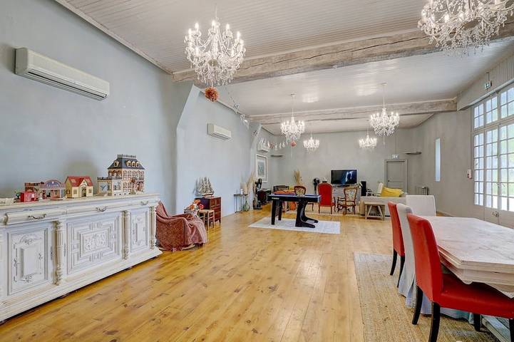 Gîte pour 12 personnes, avec Jardin et Piscine à Mazerolles-du-Razès - 4