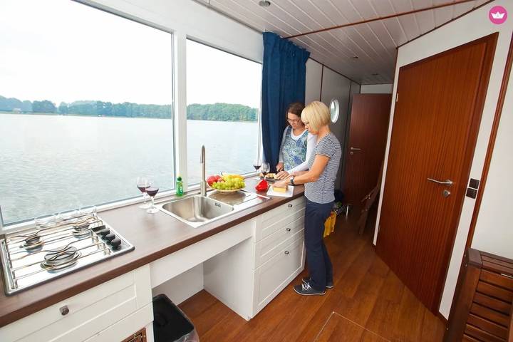 Ganze Ferienwohnung, Houseboats in Zehdenick Marina in Mildenberg, Zehdenick