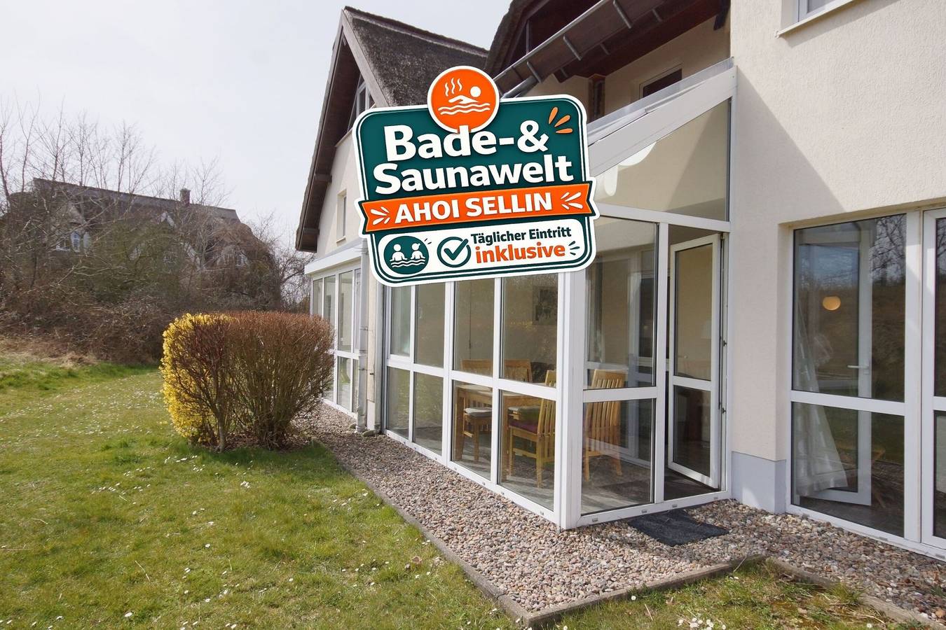 Apartamento vacacional entero, Strandhaus Lobbe, App. 04 - Bade- & Saunawelt täglich inklusive in Lobbe, Mönchgut