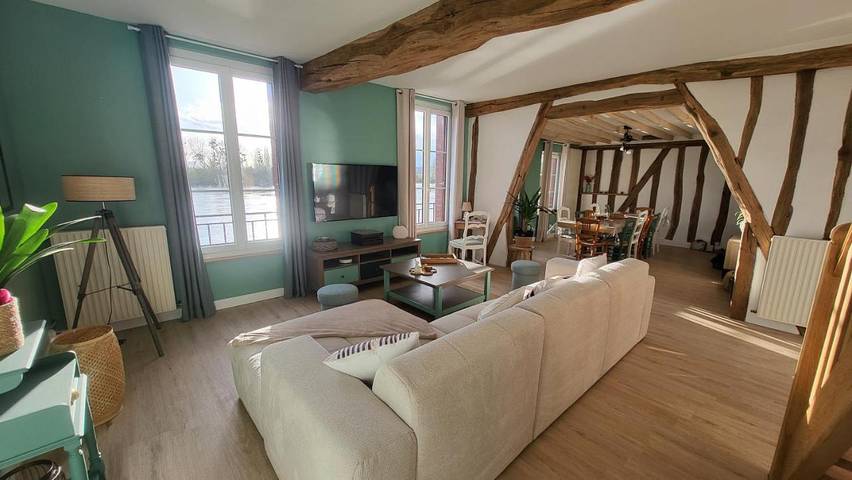 Maison de vacances pour 15 personnes, avec Terrasse ainsi que Vue sur le lac et Vue