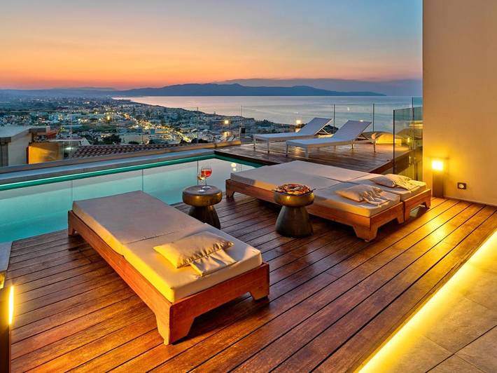 Holiday apartment for 2 people, with garden and view as well as pool - 1