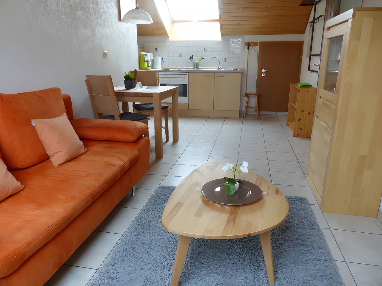 Ganze Wohnung, Ferienwohnung 'Nr 3, 36qm' mit Gemeinschaftsterrasse, Balkon und Wi-Fi in Bad Bellingen, Südschwarzwald
