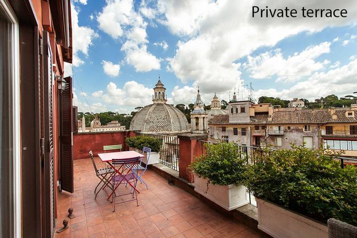 Rustico per 4 persone, con Balcone/Terrazza a Roma