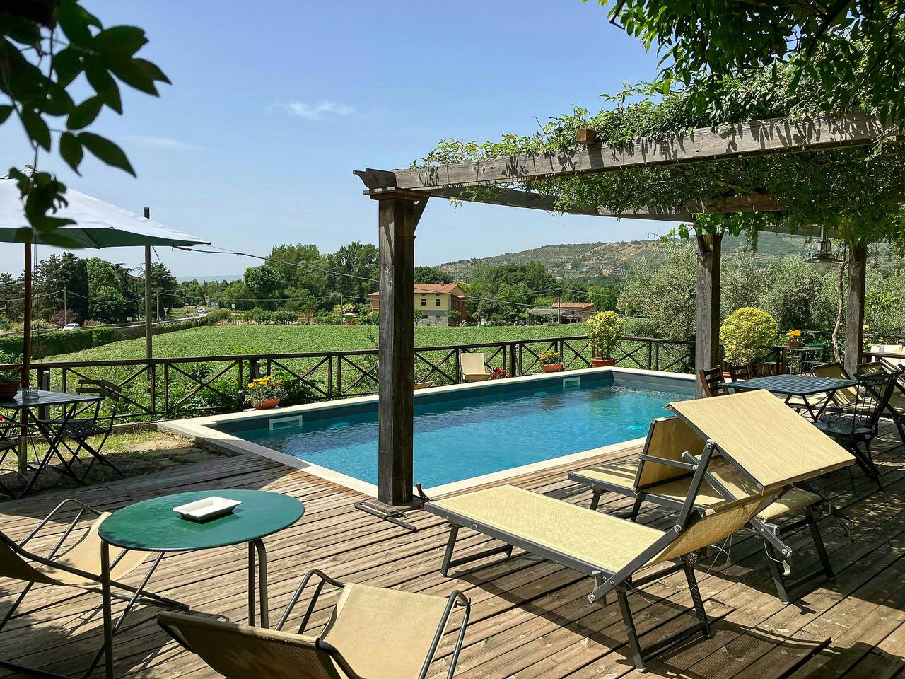 Pool villa with panoramic view in Cortona in Sodo, Cortona