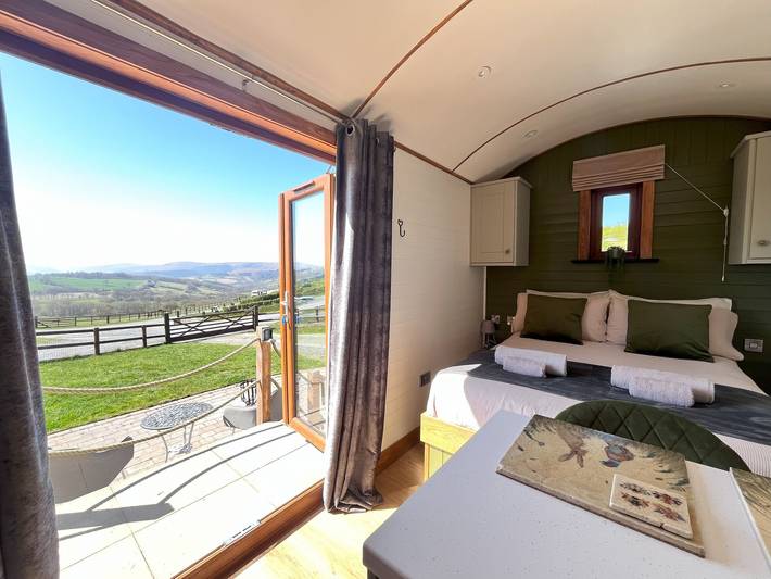 Glamping für 2 Personen, mit Ausblick und Garten, mit Haustier in Wales