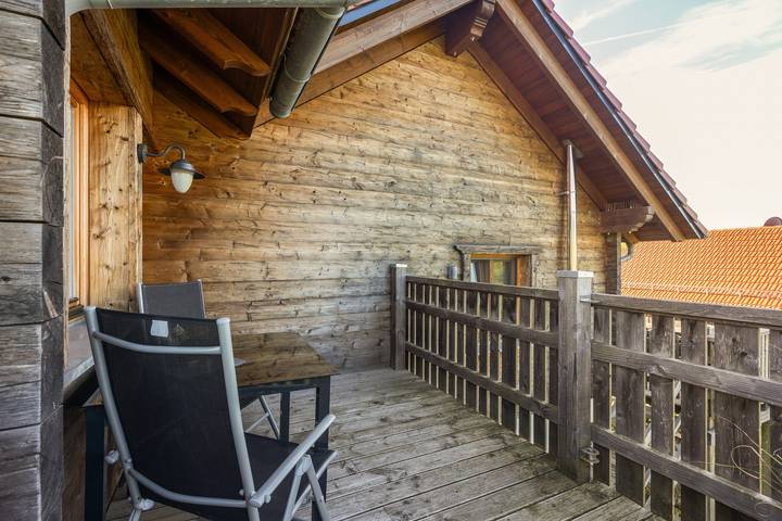 Chalet „Oberwald 4" mit privater Terrasse, Garten, Sauna, Wlan und Parkplatz in Schotten, Vogelsberg Region