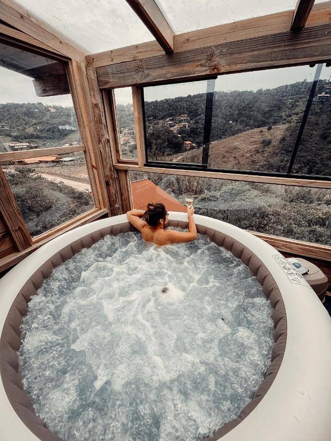 Casas e apartamentos de temporada para 2 pessoas, com terraço e jardim e ainda vista, com animais de estimação na Praia do Rosa