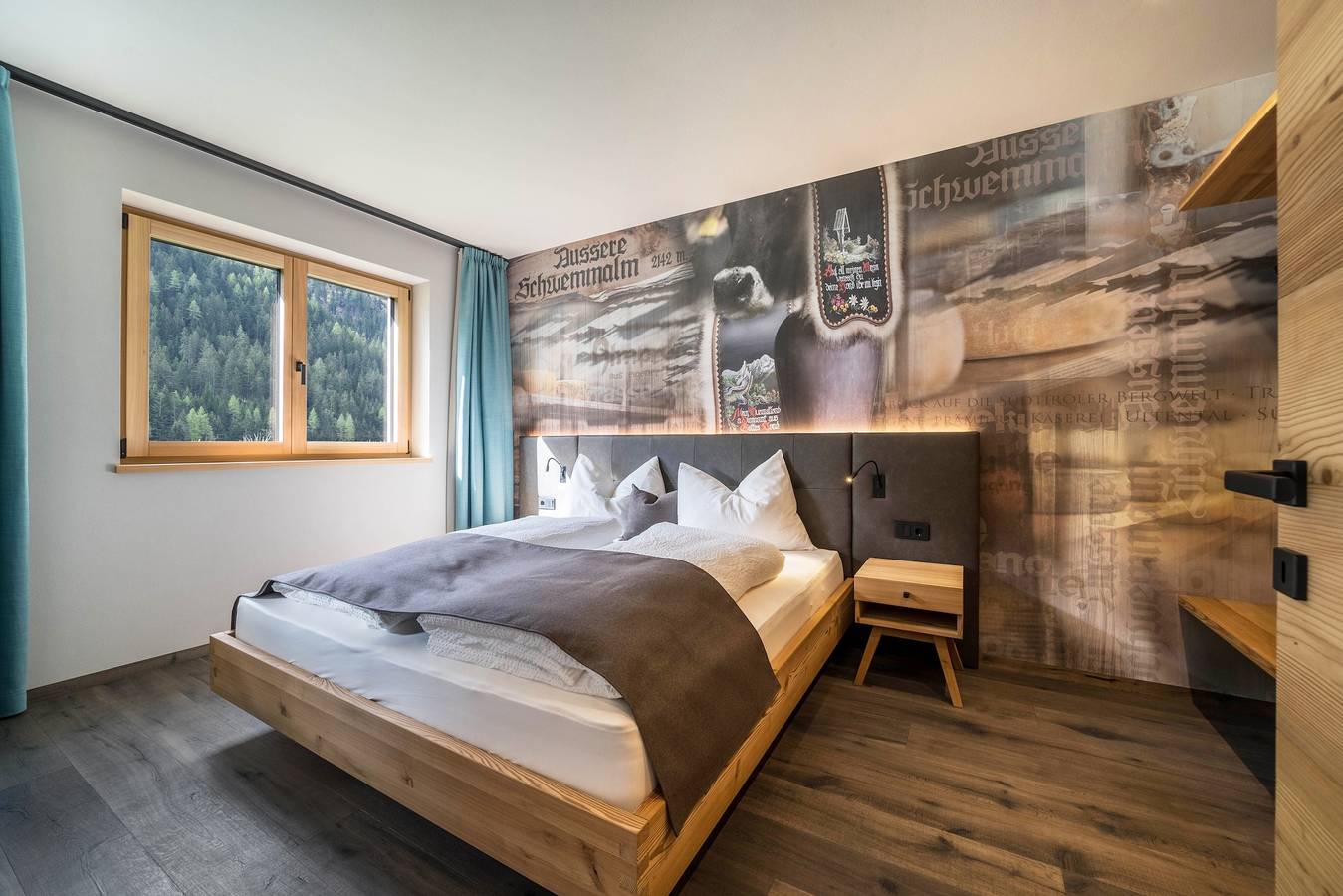 Ganze Wohnung, Ferienwohnung "Seebrunn - "Äußere Schwemmalm" mit Bergblick, Wlan und Sauna in Kuppelwies, Ulten
